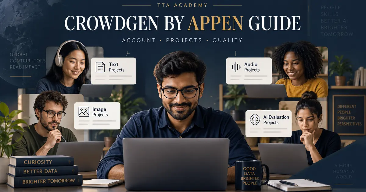CrowdGen by Appen contributor project guide