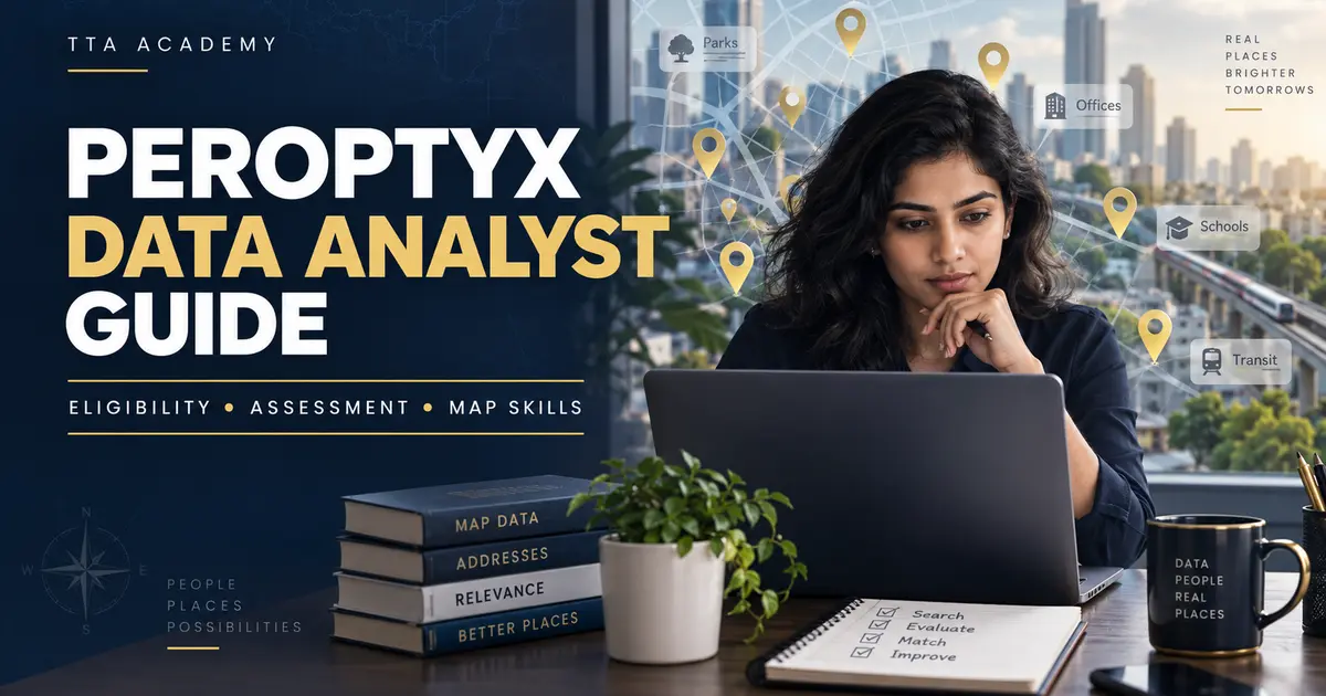 Peroptyx data analyst eligibility assessment and map skills guide