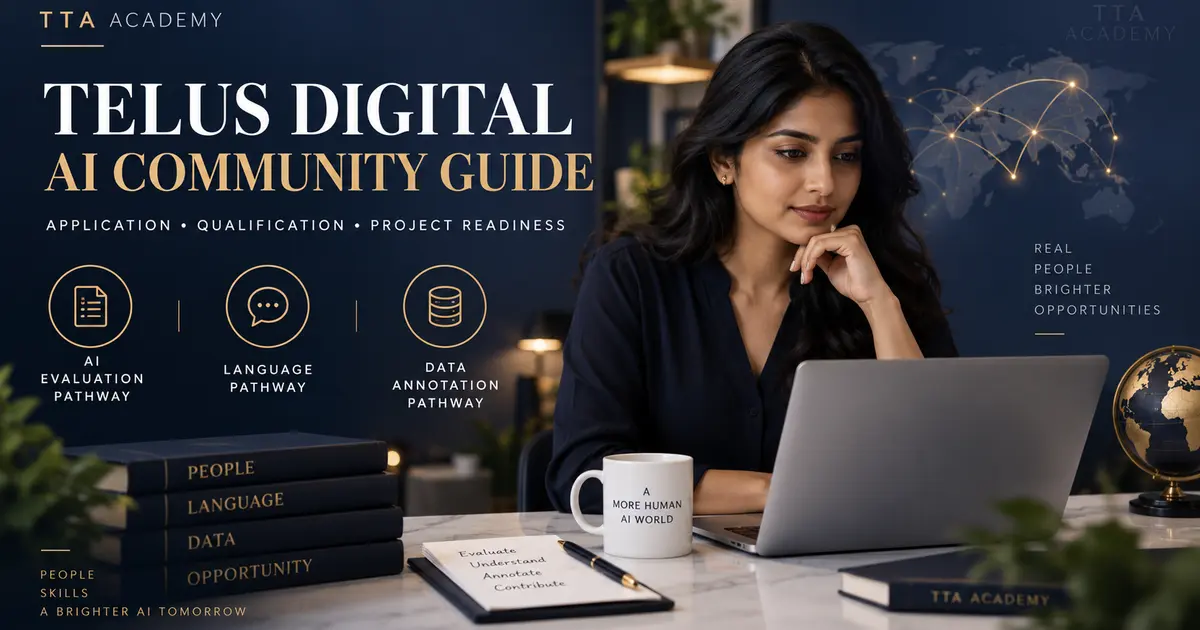 TELUS Digital AI Community application and qualification guide