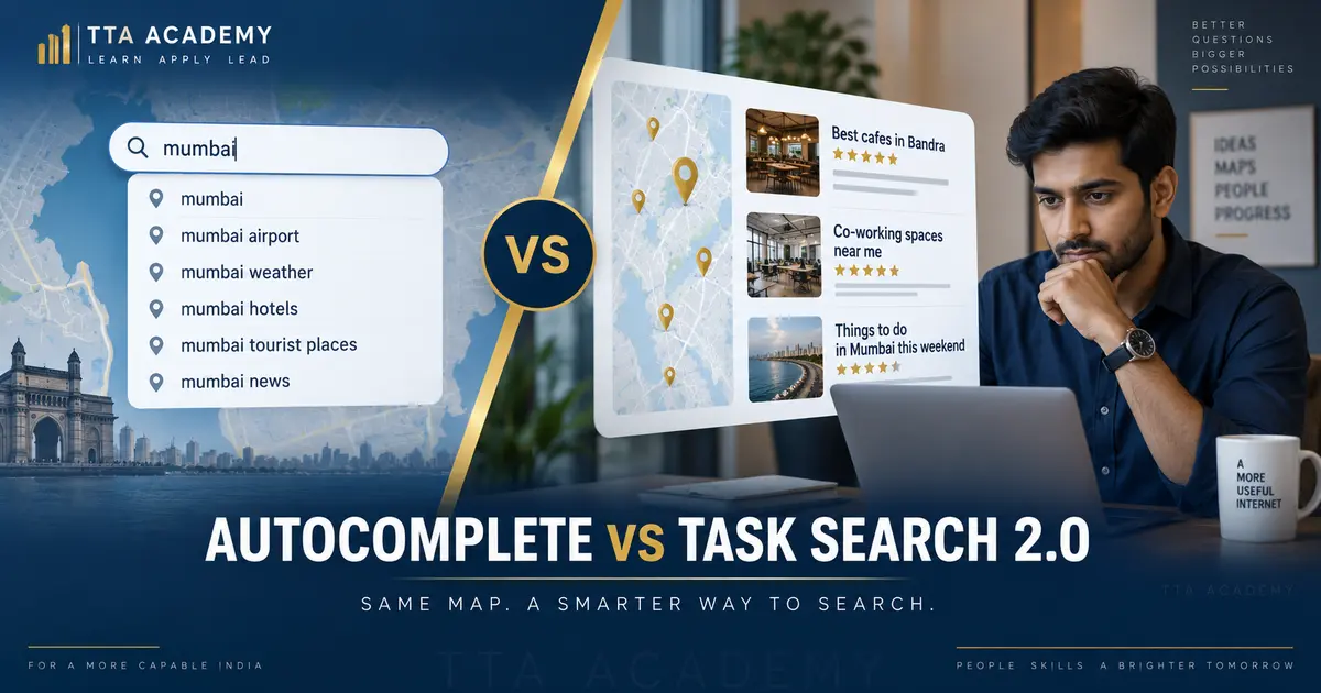 Autocomplete compared with Task Search 2.0